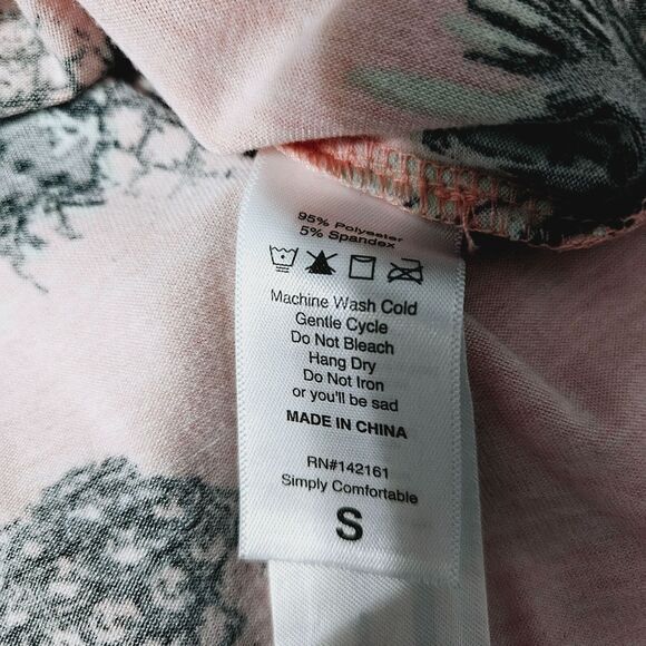 LuLaRoe Womens Top Multi-Color Size Small Polyester Blend Short Sleeve Pullover - Picture 6 of 12